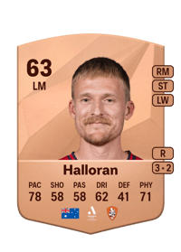 Ben Halloran Common 63 OVR