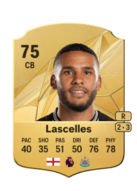 Jamaal Lascelles Rare 75 OVR