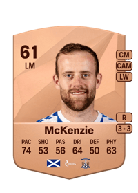 Rory McKenzie Common 61 OVR
