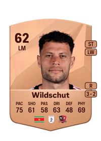 Yanic Wildschut Common 62 OVR