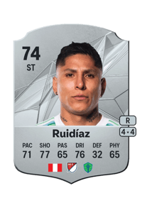 Raúl Ruidíaz Rare 74 OVR