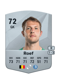 Davy Roef Common 72 OVR
