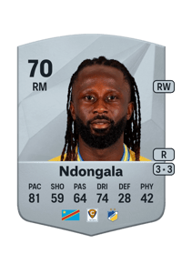 Dieumerci Ndongala Common 70 OVR
