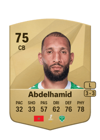 Yunis Abdelhamid Common 75 OVR