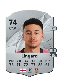 Jesse Lingard Rare 74 OVR