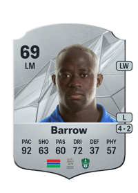 Modou Barrow Rare 69 OVR