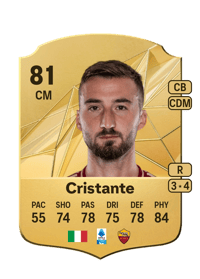 Bryan Cristante Rare 81 OVR