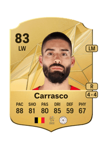 Yannick Carrasco Rare 83 OVR