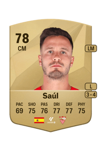 Saúl Common 78 OVR