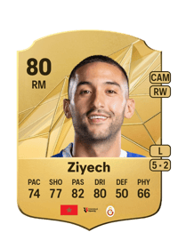 Hakim Ziyech Rare 80 OVR