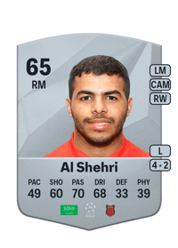 Yahia Al Shehri Common 65 OVR