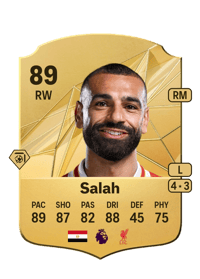 Mohamed Salah Rare 89 OVR