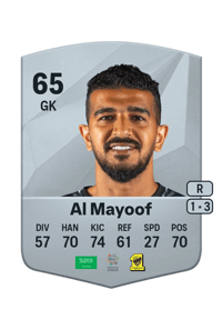 Abdullah Al Mayoof Common 65 OVR