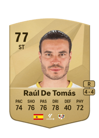 Raúl De Tomás Common 77 OVR