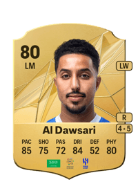 Salem Al Dawsari Rare 80 OVR