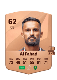 Abdullah Al Fahad Common 62 OVR
