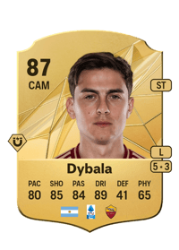Paulo Dybala Rare 87 OVR