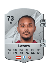 Valentino Lazaro Rare 73 OVR