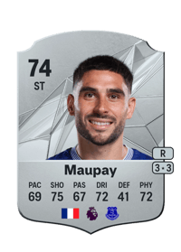 Neal Maupay Rare 74 OVR