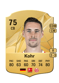 Dominik Kohr Rare 75 OVR