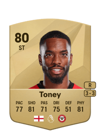 Ivan Toney Common 80 OVR