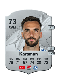Kenan Karaman Rare 73 OVR