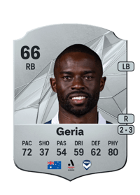 Jason Geria Rare 66 OVR