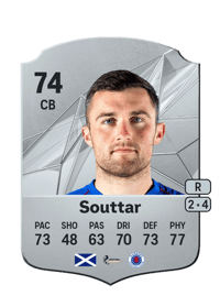 John Souttar Rare 74 OVR