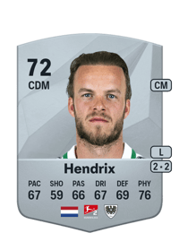 Jorrit Hendrix Common 72 OVR