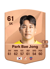 Park Bae Jong Common 61 OVR