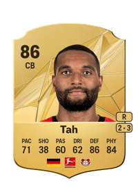 Jonathan Tah Rare 86 OVR