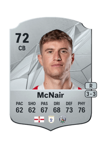 Paddy McNair Rare 72 OVR