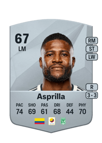 Dairon Asprilla Common 67 OVR