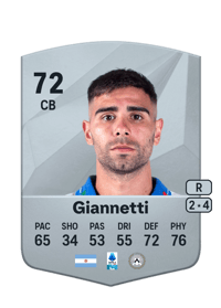 Lautaro Giannetti Common 72 OVR