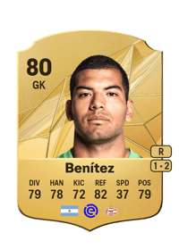 Walter Benítez Rare 80 OVR