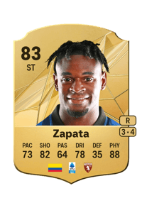 Duván Zapata Rare 83 OVR
