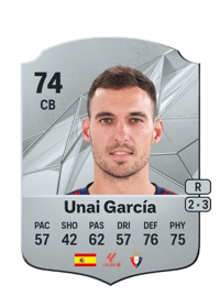 Unai García Rare 74 OVR