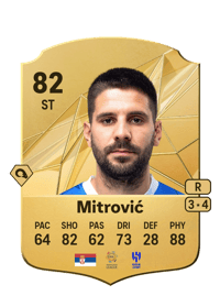 Aleksandar Mitrović Rare 82 OVR