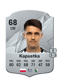 Bartosz Kapustka Rare 68 OVR