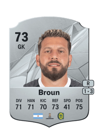 Jorge Broun Rare 73 OVR