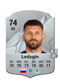 Yury Lodygin Rare 74 OVR