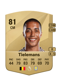 Youri Tielemans Common 81 OVR