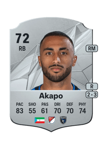 Akapo Rare 72 OVR