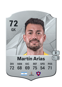 Alexis Martín Arias Rare 72 OVR