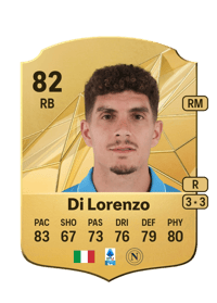 Giovanni Di Lorenzo Rare 82 OVR