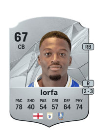 Dominic Iorfa Rare 67 OVR