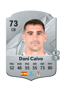 Dani Calvo Rare 73 OVR