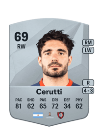Ezequiel Cerutti Common 69 OVR