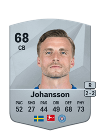 Carl Johansson Common 68 OVR