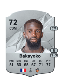 Tiemoué Bakayoko Rare 72 OVR
